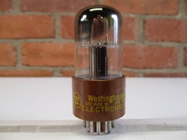 Westinghouse 6X5GT Rectifier Vacuum Tube Brown Base TV-7 Tested Good Bal... - $6.75