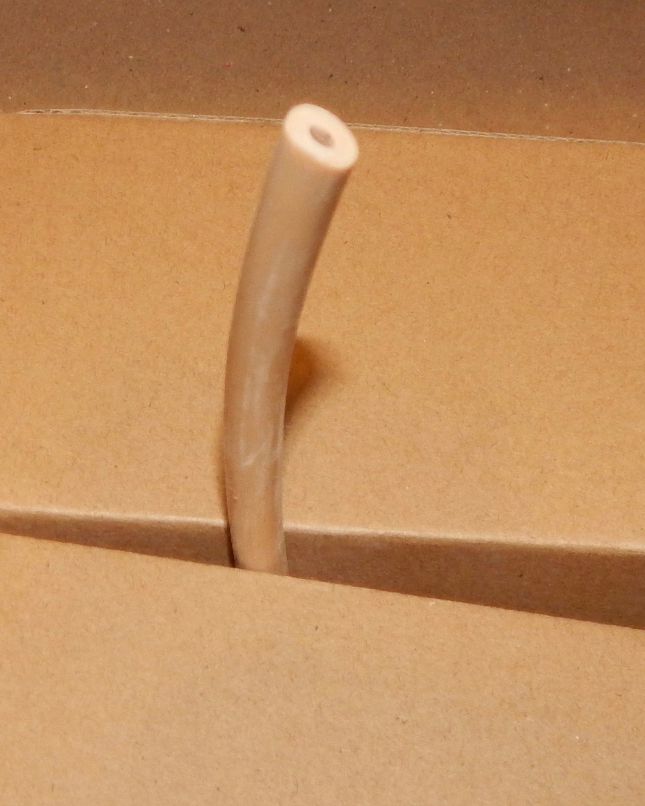 1/8&quot; 3mm Tan Silicone Tubing Sold Per Foot Vacuum Hose Line 3/32&quot; Thick ... - $0.99