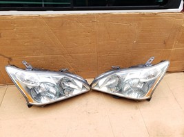 04-09 Lexus RX330 RX350 Halogen Headlight Lamps Set L&R POLISHED image 2