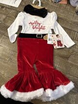 Meijer Baby Christmas Outfit 3 Piece Set 6mo - $22.65