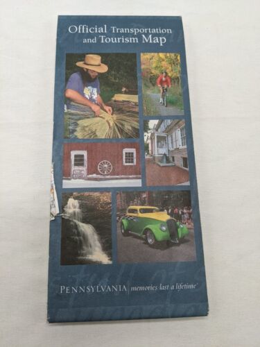 2002 Pennsylvania Official Transportation And Tourism Map Brochure - $9.36