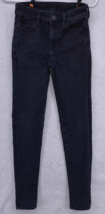 American Eagle Jeans Size 0 Next Level Stretch Hi Rise Jegging Crop Black - £10.89 GBP