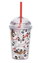 Universal Studios Parks Kung Fu Panda Swirly Straw Tumbler New - $30.99