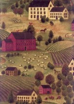 Wallpaper Imperial Countryside Farm Houses Sheep Horses Rolling Hills 56... - £29.09 GBP