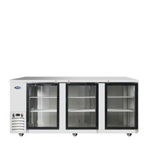 Atosa MBB90GGR 90&quot; 3 Glass Doors Back Bar Beer Cooler Stainless Free Lif... - £2,715.17 GBP