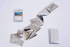 5 PACK Emergency Foil Blanket Survival Insulating Mylar Thermal Heat HealthyLine - £5.18 GBP