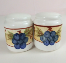 Vintage GKAO Colorful Fruit Design Ceramic Salt &amp; Pepper Shakers - €8,37 EUR
