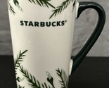 2020 Starbucks Holiday Ceramic Tall Mug Evergreen Christmas Tree Lights ... - $14.95