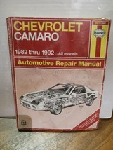 Haynes Chevrolet Camaro 1982-1992 Automotive Repair Manual All Models - ... - £11.67 GBP