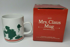 Vintage 1984 Avon Santa Christmas Coffee Mug Mrs.Claus New In Box (U38) - $16.99