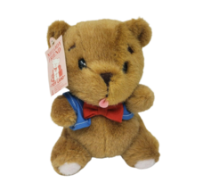 Vintage 1986 Sanrio Melody Friend Musical Brown Teddy Bear Stuffed Animal Plush - £112.88 GBP