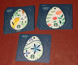 Lot of 10 Starbucks 2018 Die Cut Key Chain Easter Egg Gift Cards New w/ Tags - £26.56 GBP