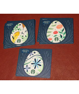 Lot of 10 Starbucks 2018 Die Cut Key Chain Easter Egg Gift Cards New w/ ... - $607.42 MXN