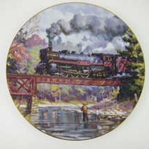 Collectible Plate Train Locomotive Royal York David Tutwiler 8.25&quot; Vintage RARE - £23.48 GBP