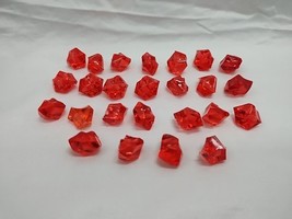 (25) Red Board Game Crystal Replacement Pieces - $222.81 MXN