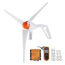 VEVOR 500W Wind Turbine Generator with Anemometer, 12V Wind Turbine Kit,... - $117.99