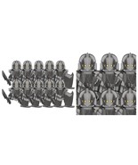 10PCS Military Building Blocks Solider Figures Weapons Shield Knight XP433 - $608.46 MXN