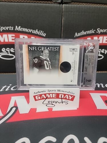 Primary image for 2010 National Treasures Jim Otto Game-Used Relic /99 NFL GREATEST BGS 9