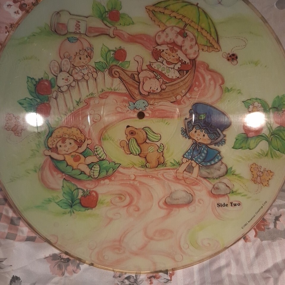 Strawberry Shortcake Friends Limited Edition Vintage 1981 Picture Disc Vinyl LP Item image 9