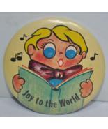 Vintage 70s 80s Joy to the World - Child Singing 2" Pinback Button Pin - €12,65 EUR