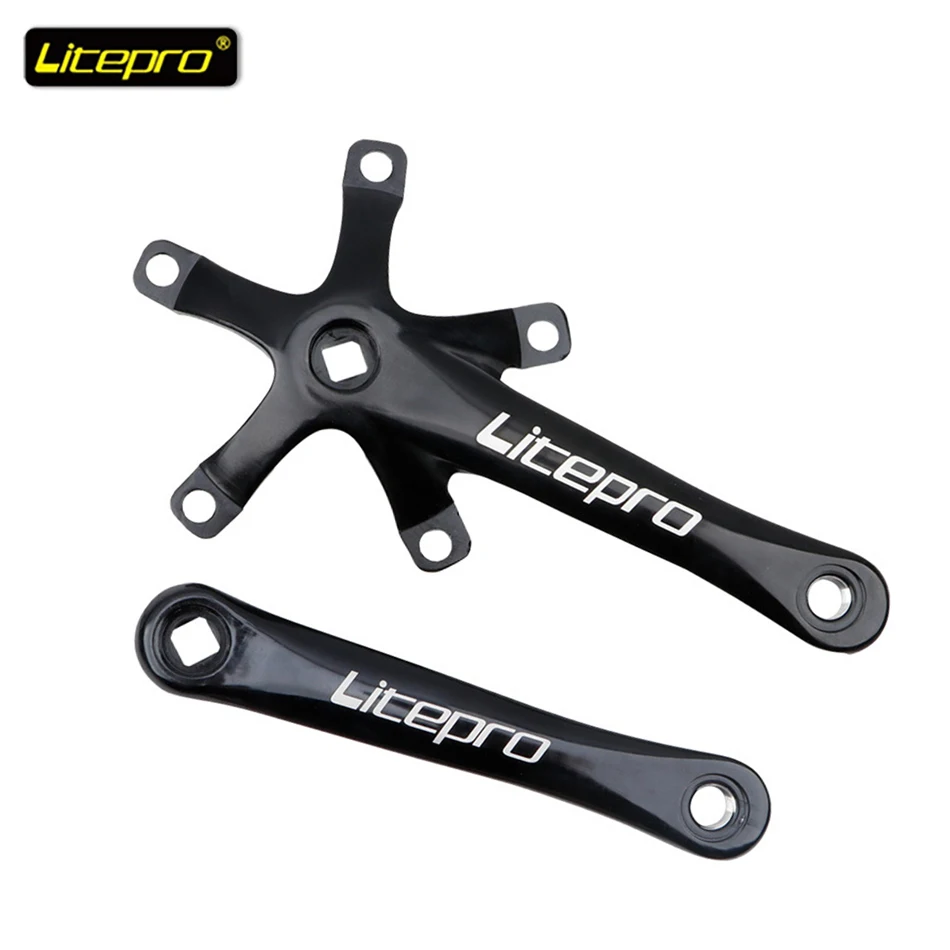 Sporting Litepro Folding Bicycle Crank BMX Square Hole Wide and Narrow Tooth 48/ - £35.77 GBP