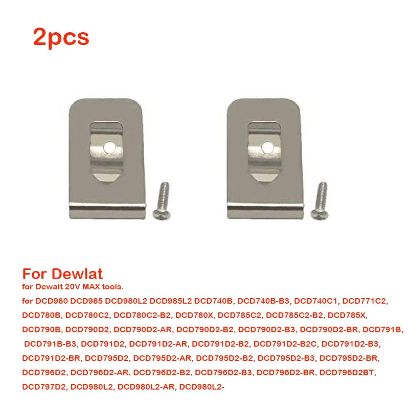 2pcs Electric Drill Belt Hook Power Tool Belt Clip Hooks For Makita/Dewa... - £32.13 GBP