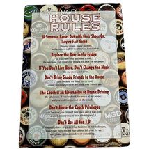 House Rules Beer Bottle Cap Metal Sign 8x10 - €8,22 EUR
