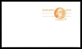 1973 US Postal Card - UX66 8c Samuel Adams, Unused U8 - £0.79 GBP
