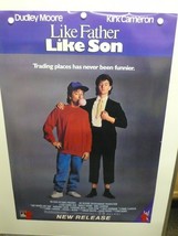 LIKE FATHER LIKE SON Kirk Cameron DUDLEY MOORE Home Video Poster 1987 - £12.21 GBP