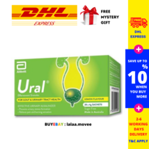 Abbott Ural Effervescent Granules Urine Alkalinizer 4g X 28s DHL SHIP - £32.88 GBP