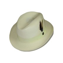 Men Bruno Capelo Summer Spring Soft Straw Style Hat Godfather GF209 Ivory Cream image 2