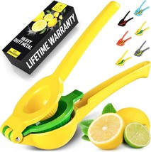 Zulay Kitchen Metal 2-in-1 Lemon Squeezer - Sturdy Max Hand - £19.39 GBP