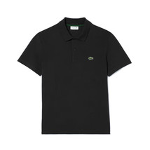 Lacoste Basic Short-sleeve Polo Tee Men&#39;s Tennis T-Shirts Black NWT DH623454G031 - £85.80 GBP
