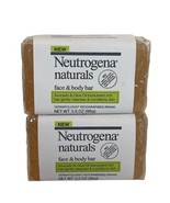 Neutrogena Naturals Face &amp; Body Bar Cleanser Avocado Oil Rich 3.5 oz Two... - £33.44 GBP