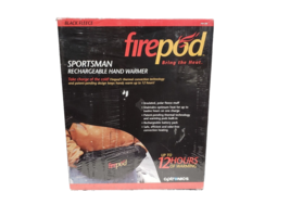 Optronics Firepod Sportsman Black Fleece Rechargeable Hand Warmer 12hrs ... - £46.92 GBP