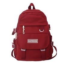 Cool Female Waterproof White College Backpack Trendy Lady Laptop Backpack Book G - £40.22 GBP