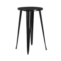 Flash Furniture 24 in. Round Black Metal Indoor &amp; Outdoor Bar Height Table - $3,627.30 MXN