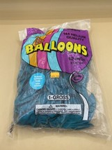 Unique Balloons 144 Helium Quality Natural Latex 12” 1 Gross Teal 1994 (... - £10.73 GBP