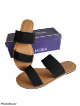 Top Moda Stanton-2 Sandals, Women&#39;s Size 10, Black NEW in Box - $18.36 CAD