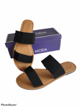 Top Moda Stanton-2 Sandals, Women&#39;s Size 10, Black NEW in Box - £10.75 GBP