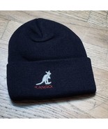 NEW Kangol Black 100% Acrylic Cuff Pull On Beanie Embroidered Logo OSFM - £13.61 GBP