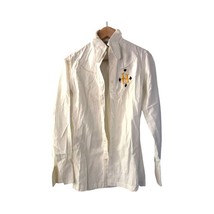 Vintage Women`s Shirt White Long Sleeve Button-Up M - £6.02 GBP