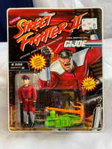 1993 Hasbro Capcom G.I. Joe &quot;M. BISON&quot; Street Fighter II Figure in Blist... - £31.52 GBP