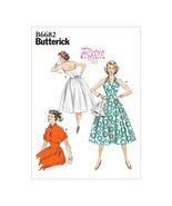 BUTTERICK B6682E5 Women&#39;s Vintage Dress and Jacket Sewing Patterns, Size... - $106.76 MXN