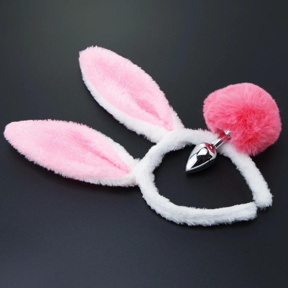 House Home Gifts for Lover Toys Kawaii Bunny Tail With Ears Female Toy Home Cute - £19.93 GBP