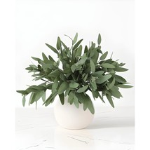 3 Pack Faux Real Touch Artificial Eucalyptus Stems With Seeds 31&#39;&#39; Tall Fake Pla - £31.89 GBP