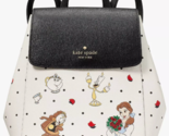 NWB Kate Spade Disney Beauty and the Beast Flap Backpack KE566 White Gif... - $182.15