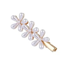 Sweet Gentle Retro Cute Bridal Jewelry Korean Hairclips Chic Hairpin Pearl Flowe - $9.16+