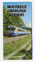 Montreux Oberland Bernois Brochure Switzerland MOD Railway  - £13.95 GBP