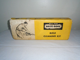 Mill Run BRITE-BORE Rifle Gun Cleaning Kit Metal Box Vintage - £15.46 GBP